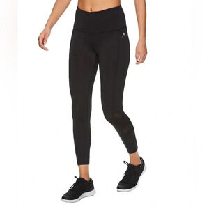 Head Workout Leggings 2 Pairs Sheer Panel Gym Activewear Black Size XS